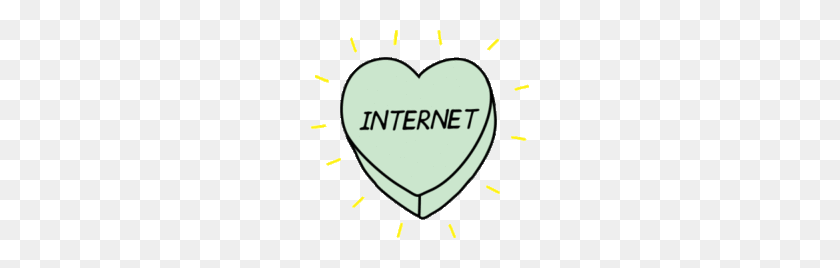 219x208 Heart Internet Tumblr Sticker Png - Internet PNG