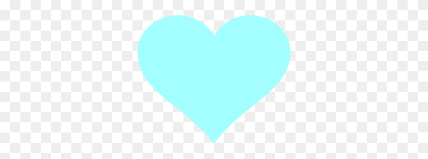 300x252 Сердце Свет Клипарты - Голубое Сердце Клипарт