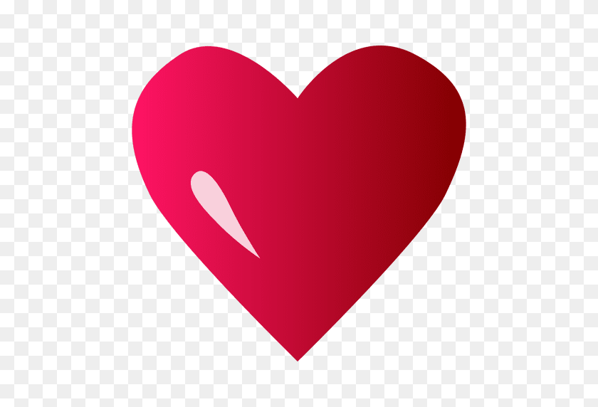 512x512 Corazón Logotipo De Color Rosa - Coracao Png