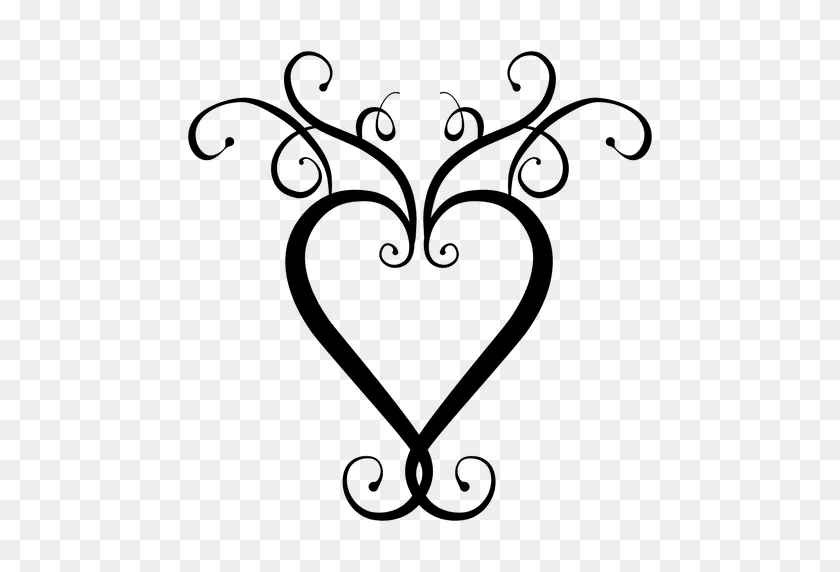 512x512 Сучки Логотипа Сердца - Белый Вихрь Png