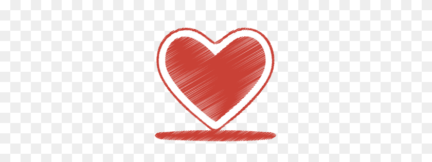 256x256 Heart, Love, Red Icon - Love PNG