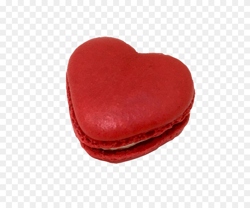 640x640 Heart Macaron Polyvore Red Candy Desserts Filler Moodboard - Macaron PNG
