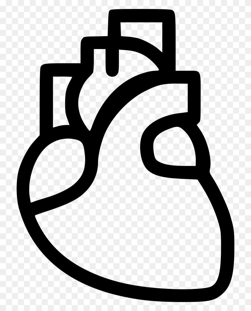 730x980 Сердце Срединное Дыхание Кардиология Орган Жизни Значок Png Бесплатно - Дыхание Png