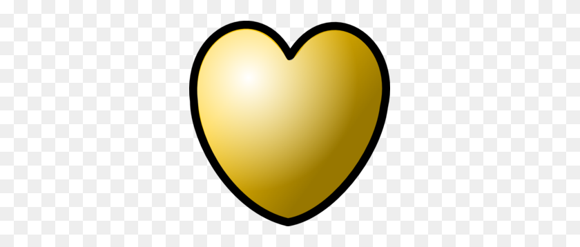 291x298 Сердце Из Золота Картинки - Золотые Губы Клипарт