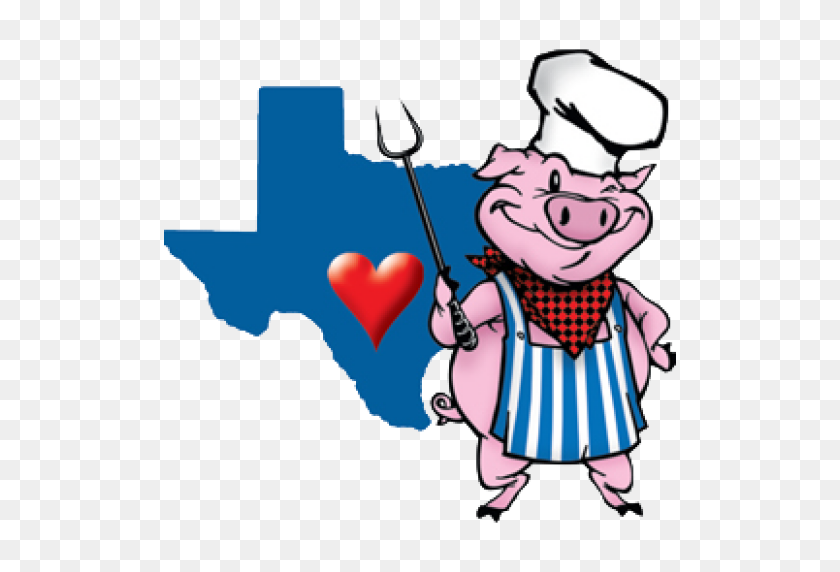 512x512 Heart Of Texas Barbecue Mejor Barbacoa En El Centro De Texas - Barbecue Grill Clipart