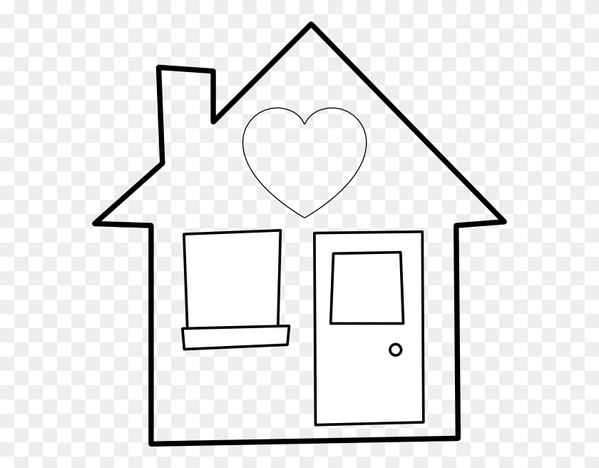582x596 Heart Of The Home Clipart Png For Web - Heart Attack Clipart