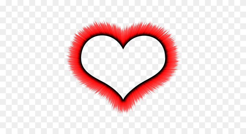 400x400 Heart Outline On Fire Transparent Png - Fire Border PNG