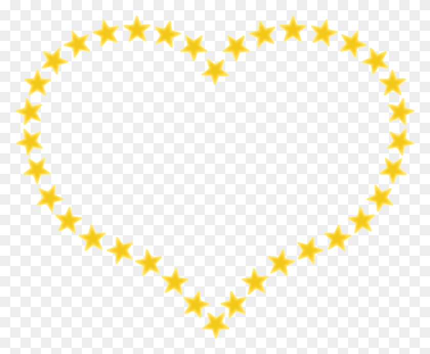 888x720 Heart Outline Stars Transparent Png - Estrellas PNG