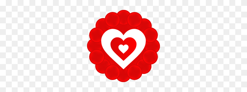 256x256 Значок Сердца Шаблон Бесплатный Вектор Валентина Сердце Iconset Designbolts - Сердце Pattern Png