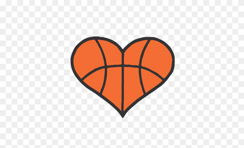 450x450 Heart Pictures Clipart Basketball - Basketball PNG