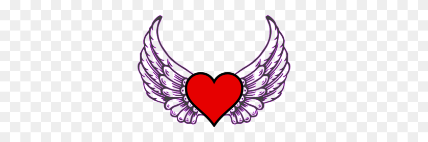 300x219 Heart Pictures Clipart Wing - Swimsuit Clipart