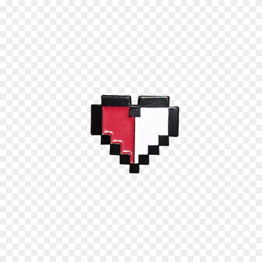 1024x1024 Сердце Pin Shittty Stufff - 8-Битное Сердце Png