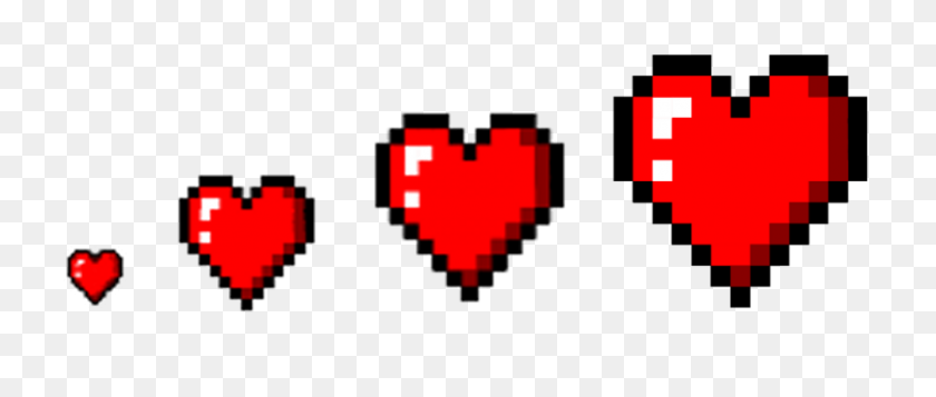 1007x384 Сердце Пиксель Арт - Пиксель Арт Png