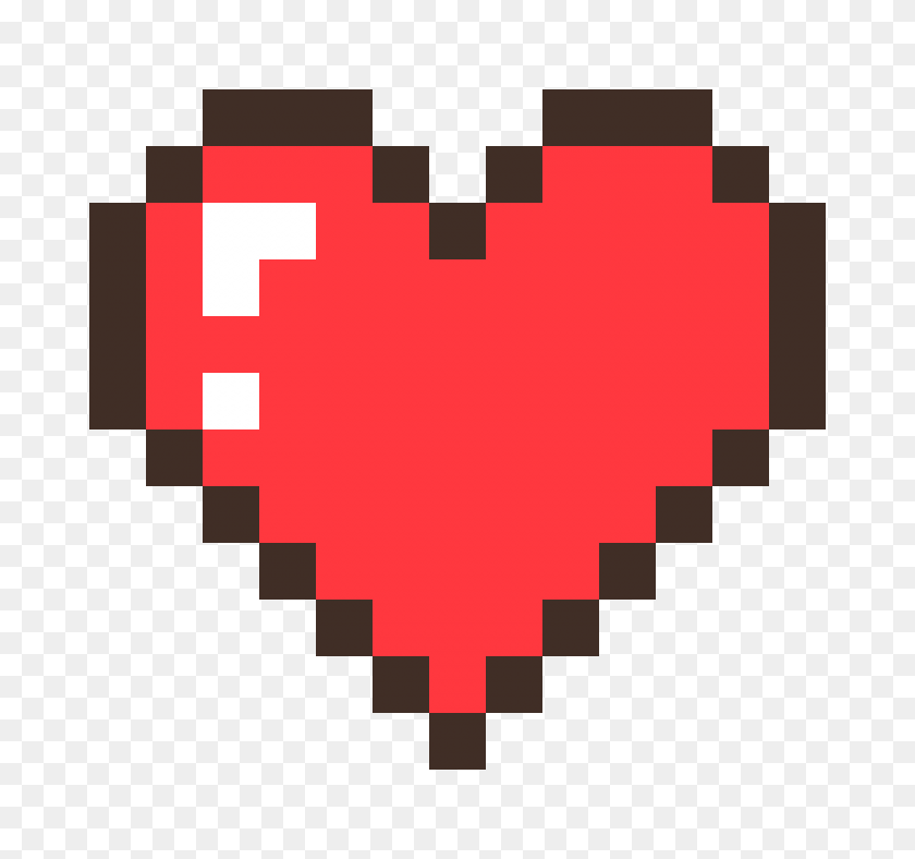 1500x1400 Сердце Пиксель Арт Создатель - Пиксельное Сердце Png