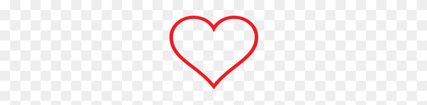 180x148 Heart Png Free Images - Heart Outline PNG