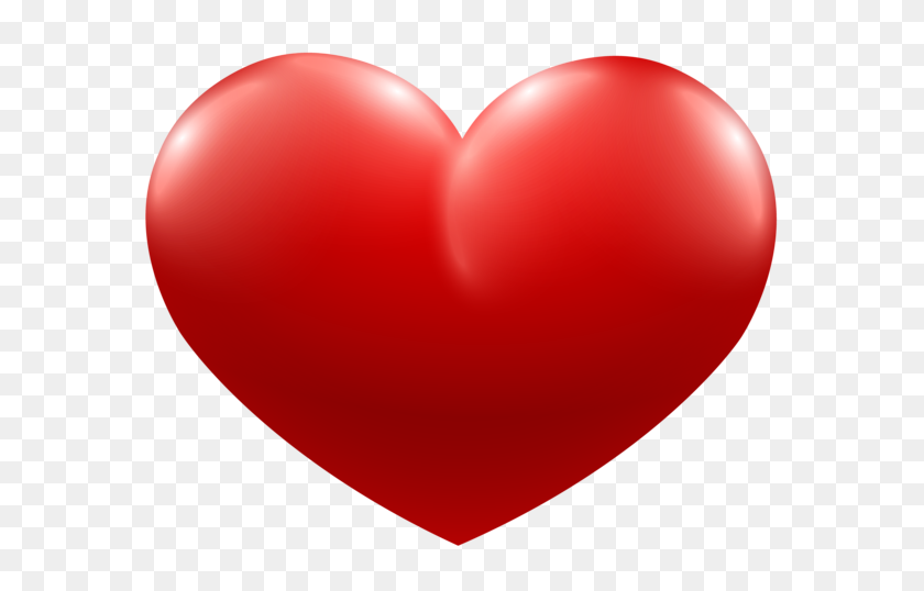 600x478 Heart Png Free Images, Download - Red Heart PNG