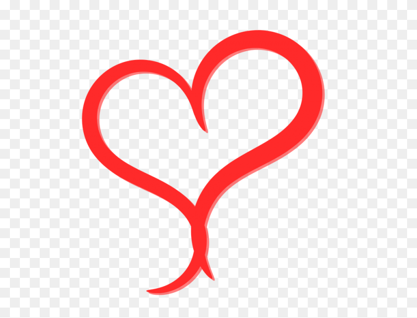 960x716 Heart Png Transparent Outline - Heart Outline PNG