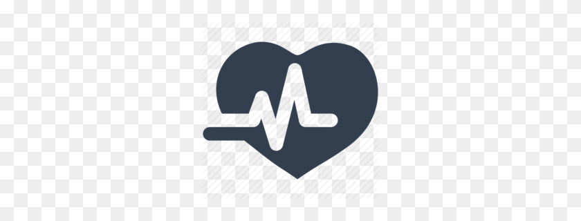 260x260 Heart Pulse Clipart - Healthy Heart Clipart