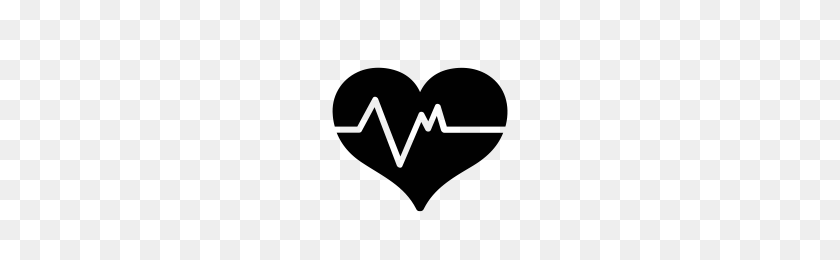 200x200 Heart Rate Icons Noun Project - Heart Rate PNG