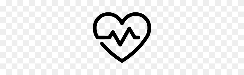 200x200 Heart Rate Monitor Icons Noun Project - Heart Rate PNG