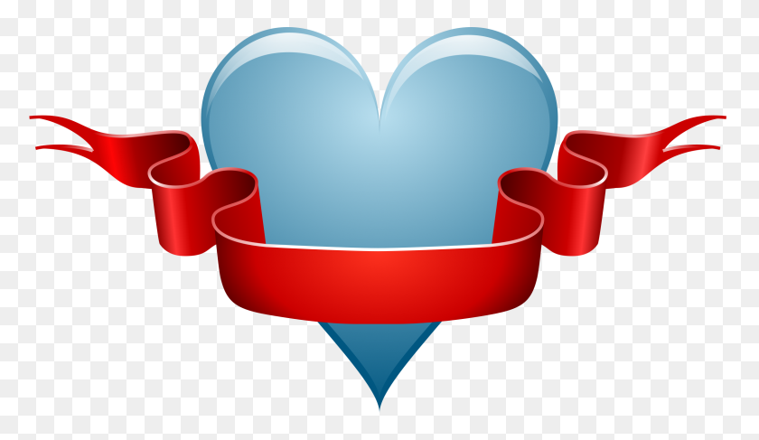 2400x1314 Heart Ribbon Icons Png - Heart Gif PNG