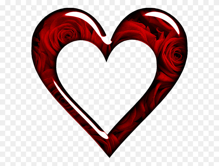 600x575 Corazon Rosa Png