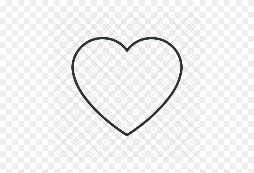512x512 Heart Shape Drawing Png Png Image - Heart Drawing PNG