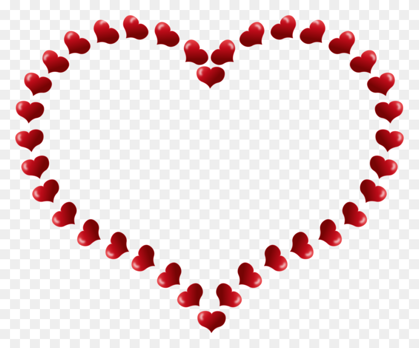 916x750 День Святого Валентина В Форме Сердца Анатомия Человека Красный - Красная Граница Клипарт