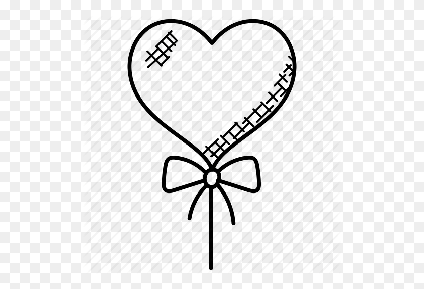 512x512 Heart Shaped Balloon, Party, Ribbon, Valentine Balloon, Valentine - Valentine Party Clip Art