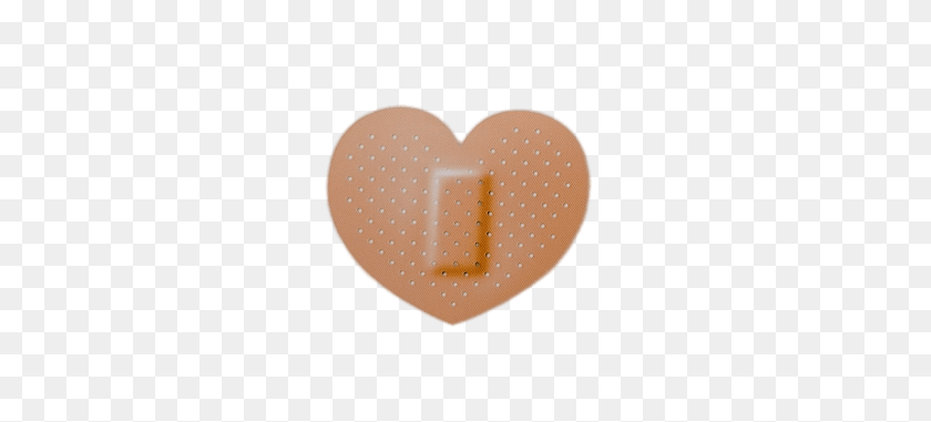 400x321 Heart Shaped Band Aid Transparent Png - Band Aid PNG
