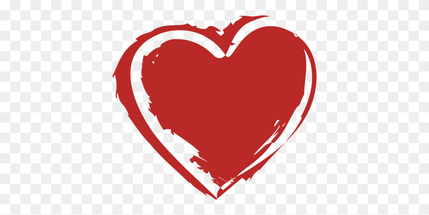400x361 Клипарт В Форме Сердца Настоящее Сердце - Настоящее Сердце Клипарт
