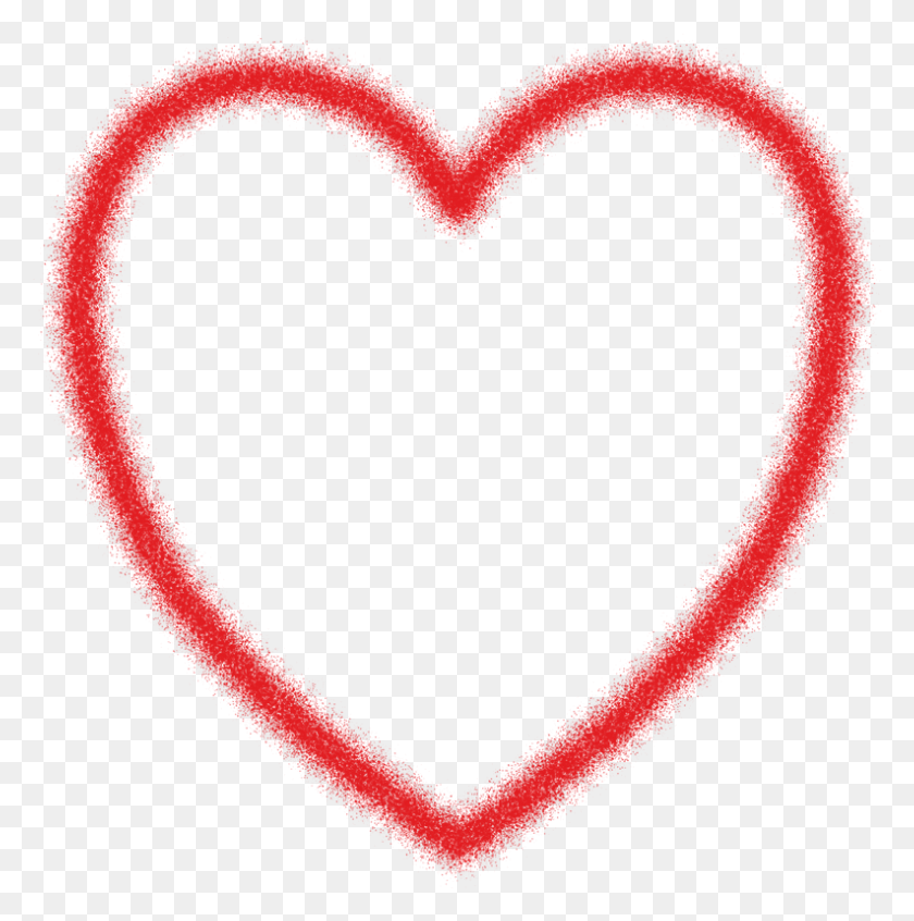 793x800 Сердце, Спрей, Рисунок, Капли, Модель, Изображение, Цифровой - Рисунок Сердца Png