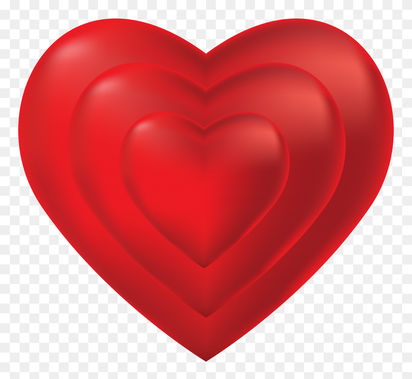 8000x7331 Heart Transparent Png Clip - Candy Heart Clipart