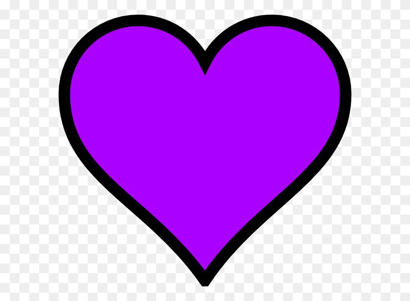 600x557 Heart Transparent Png Pictures - Heart Outline Clipart