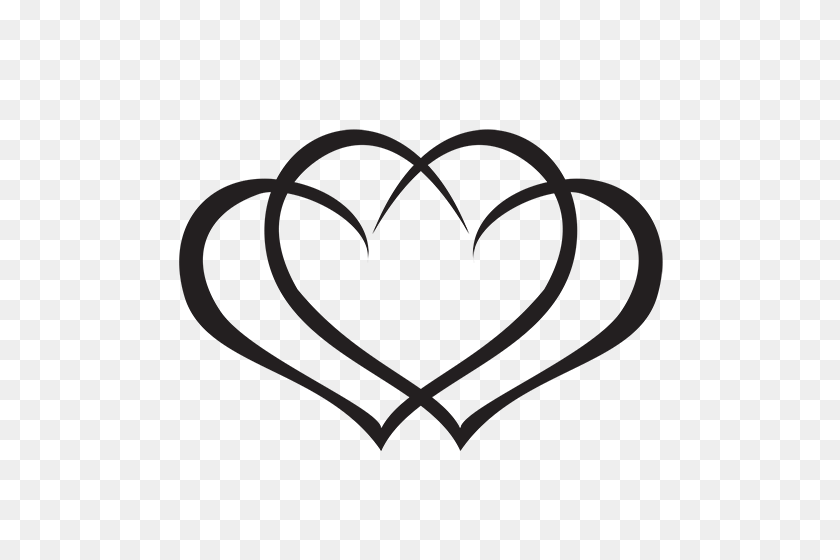 500x500 Сердце Свадебный Клипарт Сердце Свадебный Клипарт Ура Ура - Переплетенные Сердца Клипарт