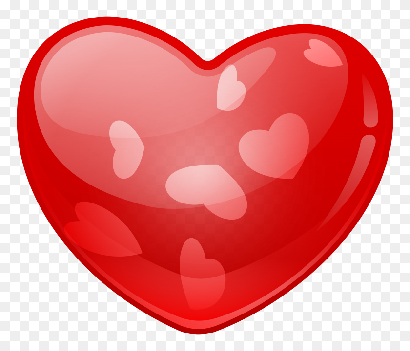 8000x6786 Сердце С Сердечками Png Картинки - Сердце Png Клипарт