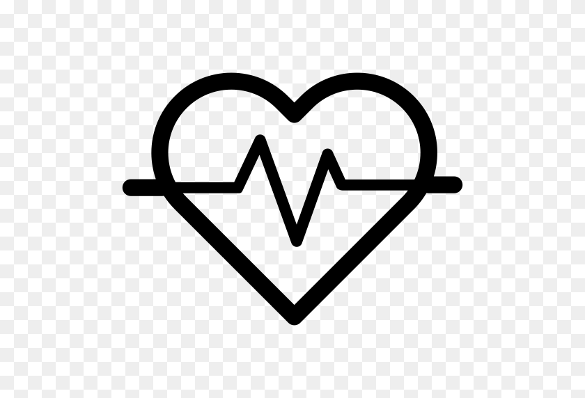 512x512 Иконки Сердцебиения, Скачать Бесплатные Png И Векторные Иконки - Сердце С Сердцебиением Клипарт