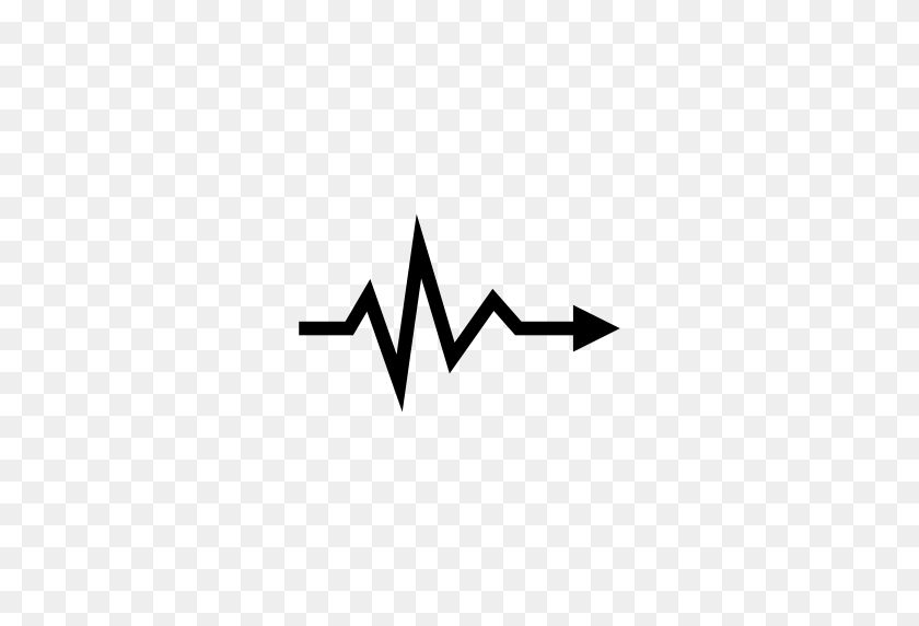 512x512 Heartbeat, Life, Signal Icon With Png And Vector Format For Free - Heartbeat Clipart Black And White