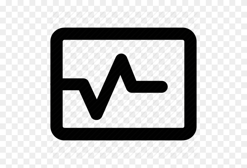 512x512 Heartbeat, Lifeline, Medical Report, Pulsation, Pulse Icon Icon - Heartbeat Line Clipart