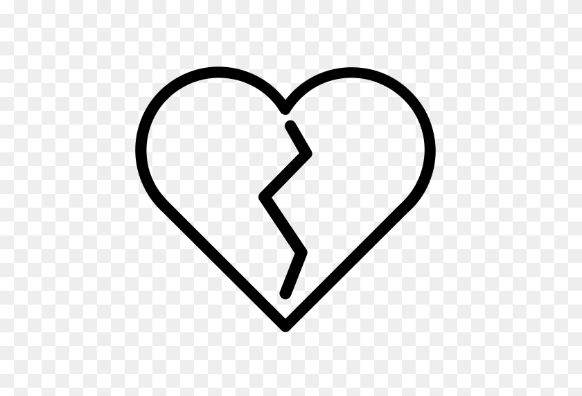 512x512 Heartbreak, Heartbroken, Vulnerable Icon With Png And Vector - Heartbreak PNG