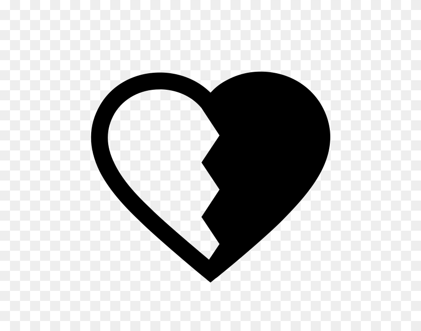 600x600 Разбитое Сердце Резиновый Штамп Stampmore - Разбитое Сердце Png