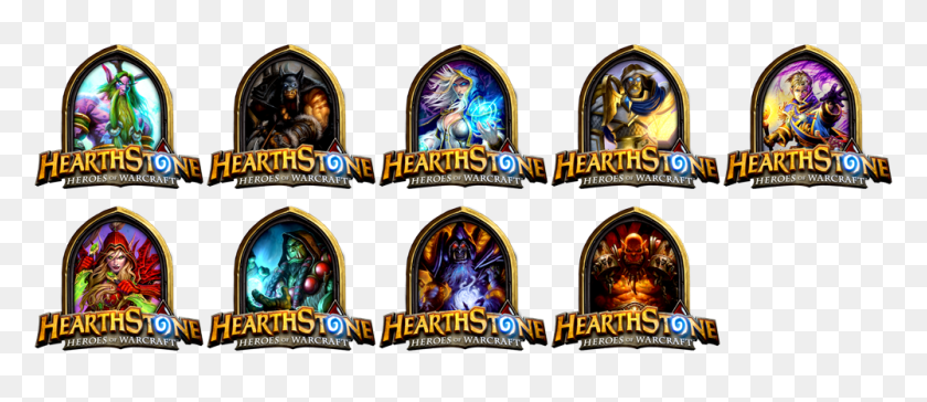 1000x390 Hearthstone Portrait Icons - Hearthstone PNG