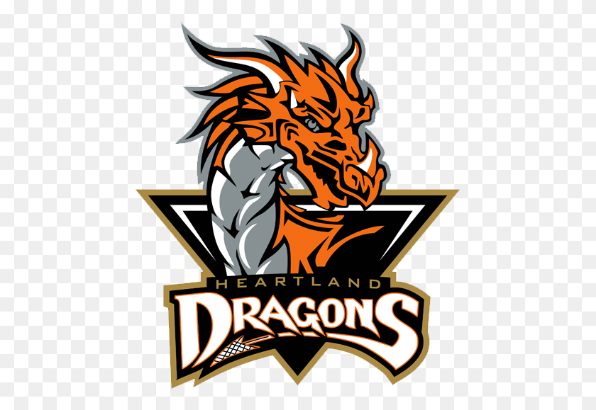 459x519 Heartland Dragons Minor Hockey Association - Dragon Logo PNG