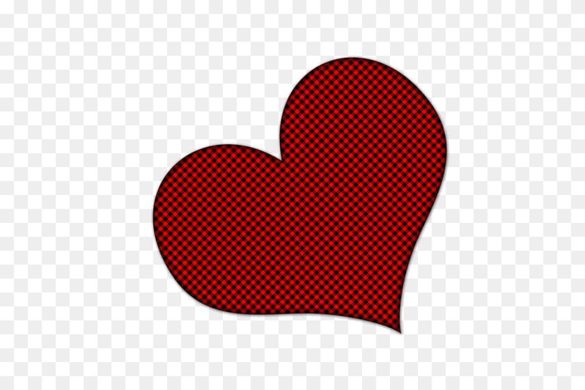 500x500 Hearts - Cross With Heart Clipart