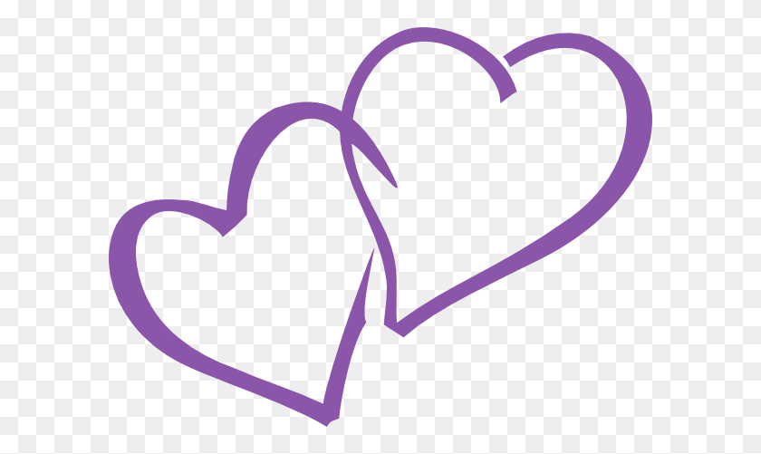 600x441 Сердечки Картинки - Пурпурное Сердце Клипарт
