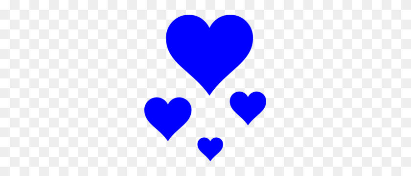 249x299 Corazones Clipart - Corazón Azul Png