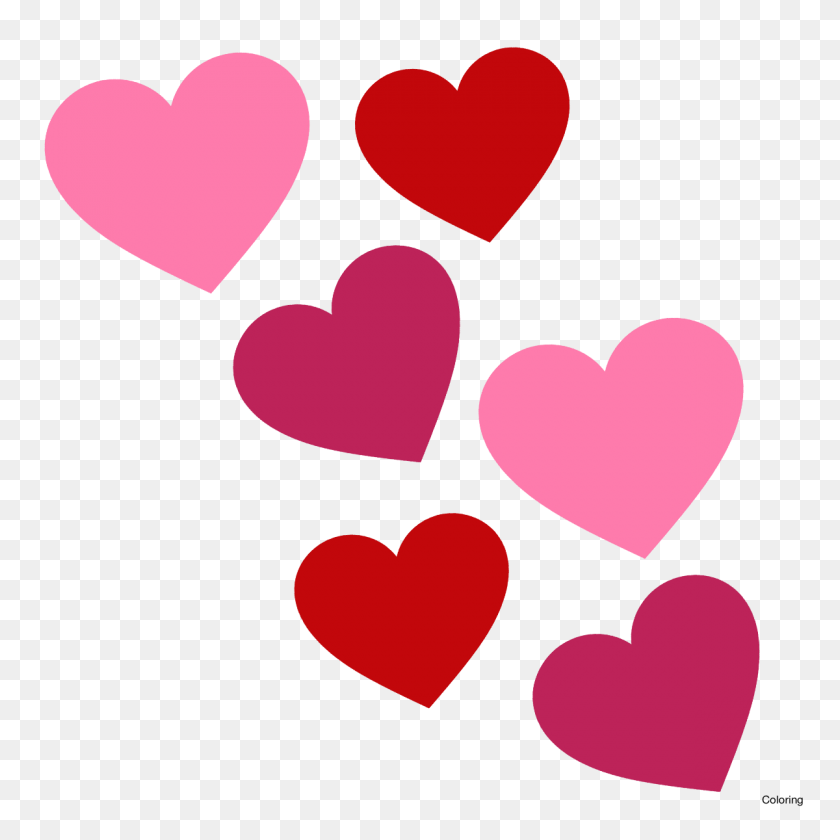 1200x1200 Hearts Clipart - Field Day Clipart Free
