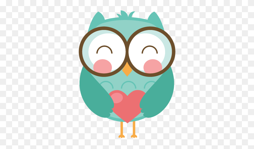 432x432 Hearts Clipart Owl - Pink Owl Clipart