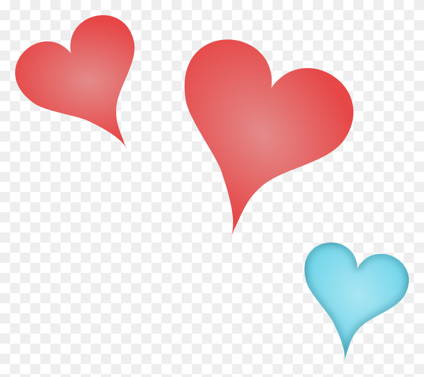 2400x2112 Hearts Icons Png - Cartoon Heart PNG