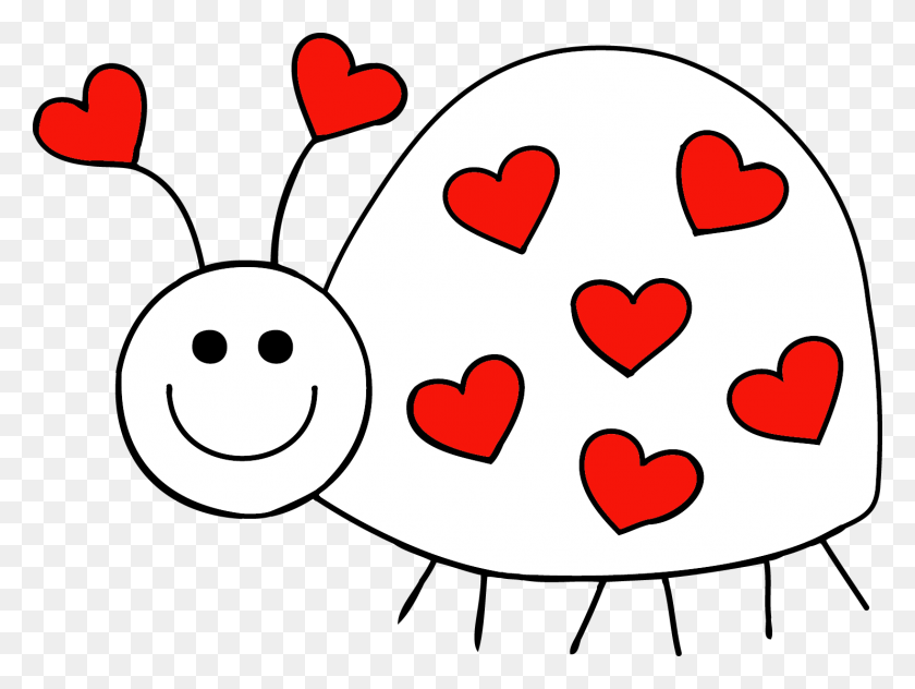 1483x1088 Hearts In A Row Clipart - Apathy Clipart